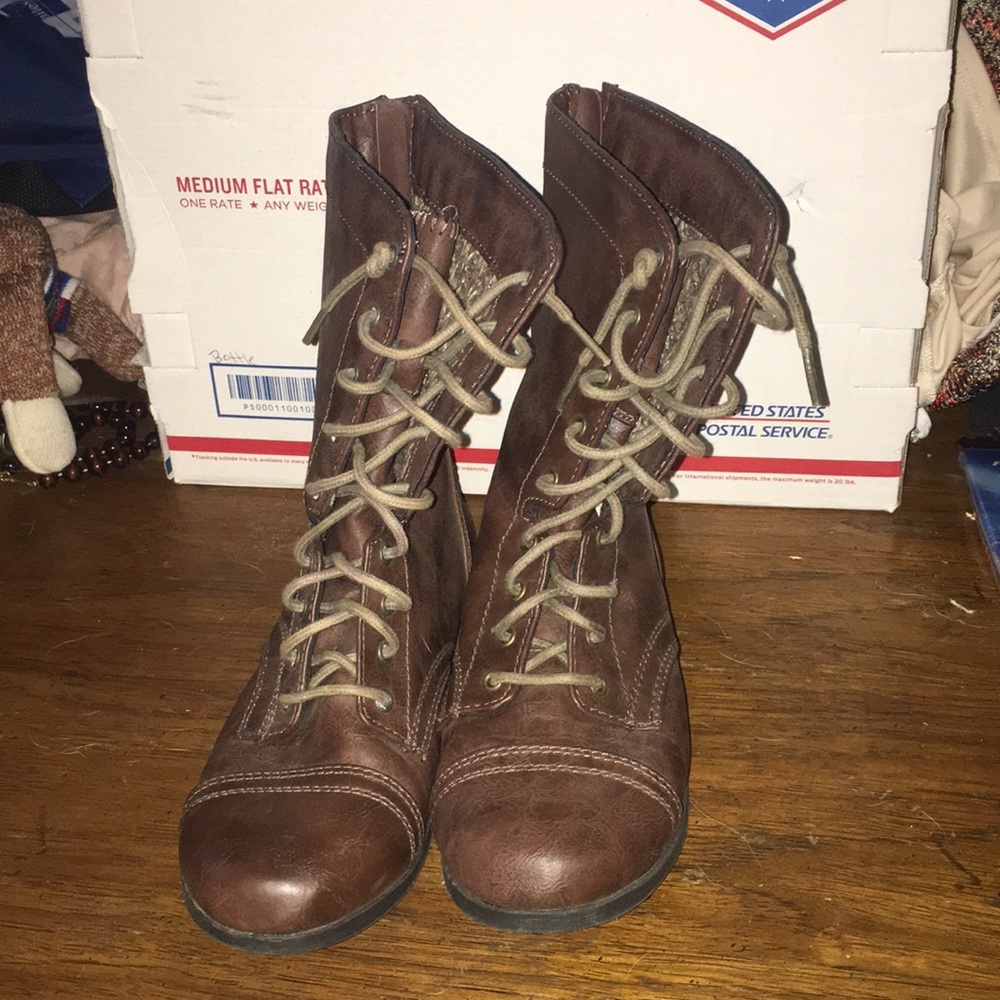 Lace Up Boots